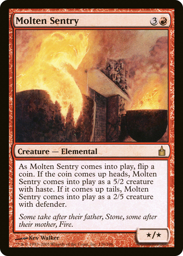 Molten Sentry [Ravnica: City of Guilds]-1