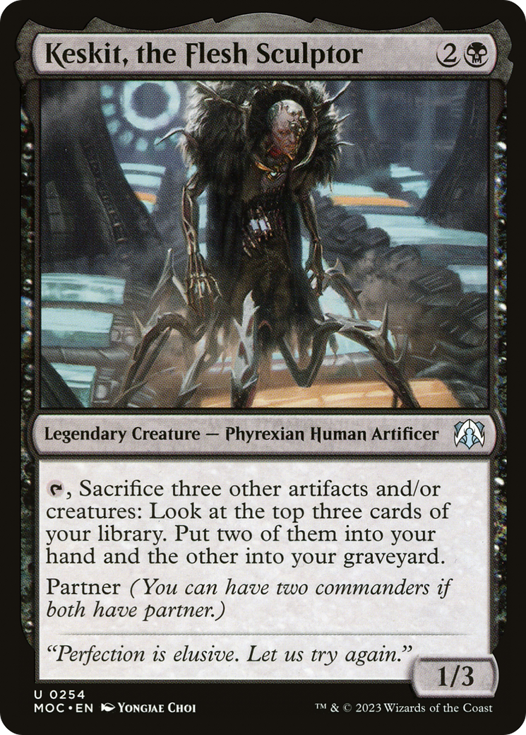 Keskit, the Flesh Sculptor [March of the Machine Commander]-1