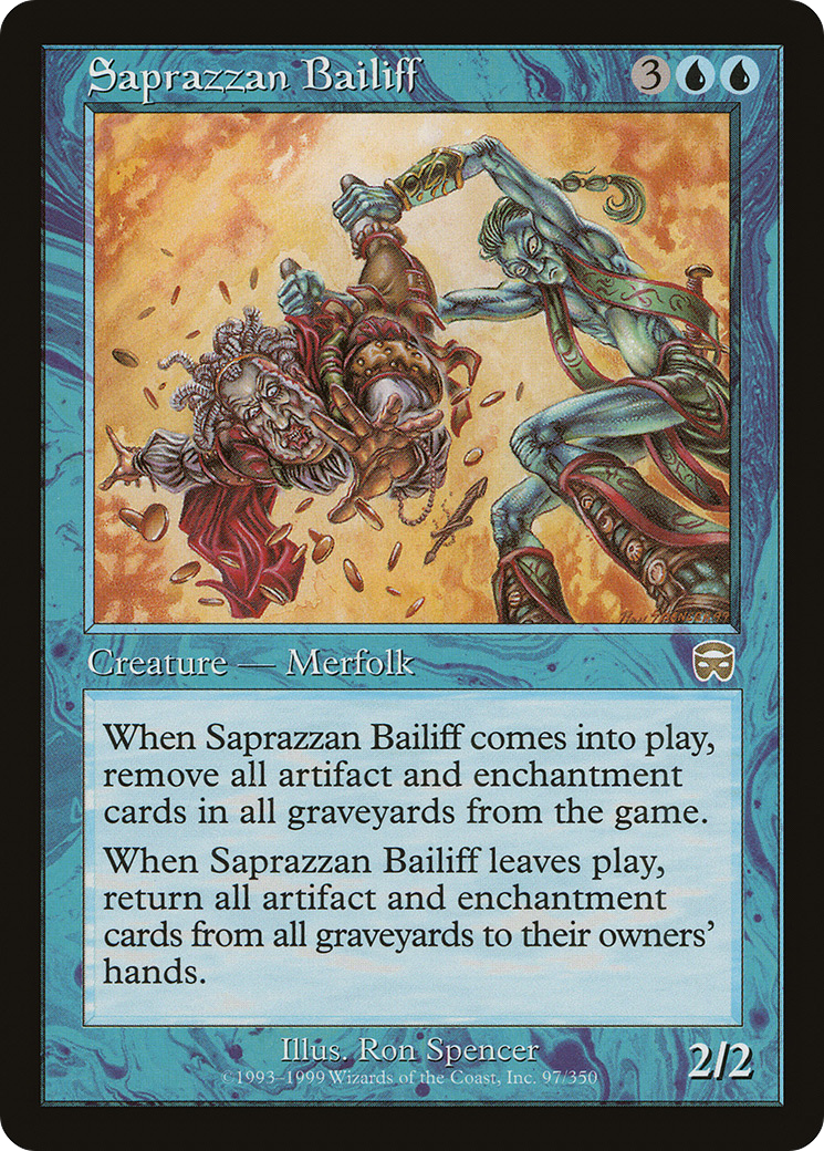 Saprazzan Bailiff [Mercadian Masques]-1