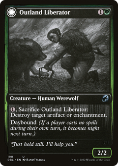 Outland Liberator // Frenzied Trapbreaker [Innistrad: Double Feature]-5