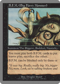 B.F.M. (Big Furry Monster) (28/94) [Unglued]-1