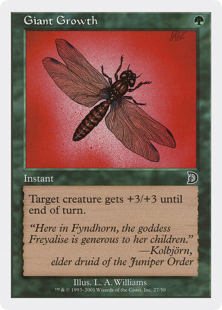 Giant Growth [Deckmasters]-1