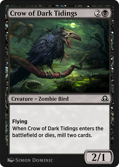 Crow of Dark Tidings (SIR-104) - Shadows over Innistrad Remastered-1