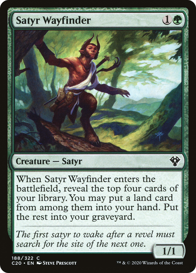 Satyr Wayfinder [Commander 2020]-1