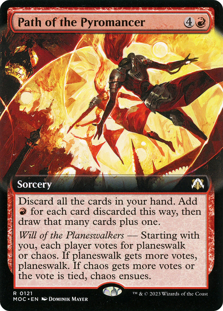 Path of the Pyromancer (Extended Art) [March of the Machine Commander]-1