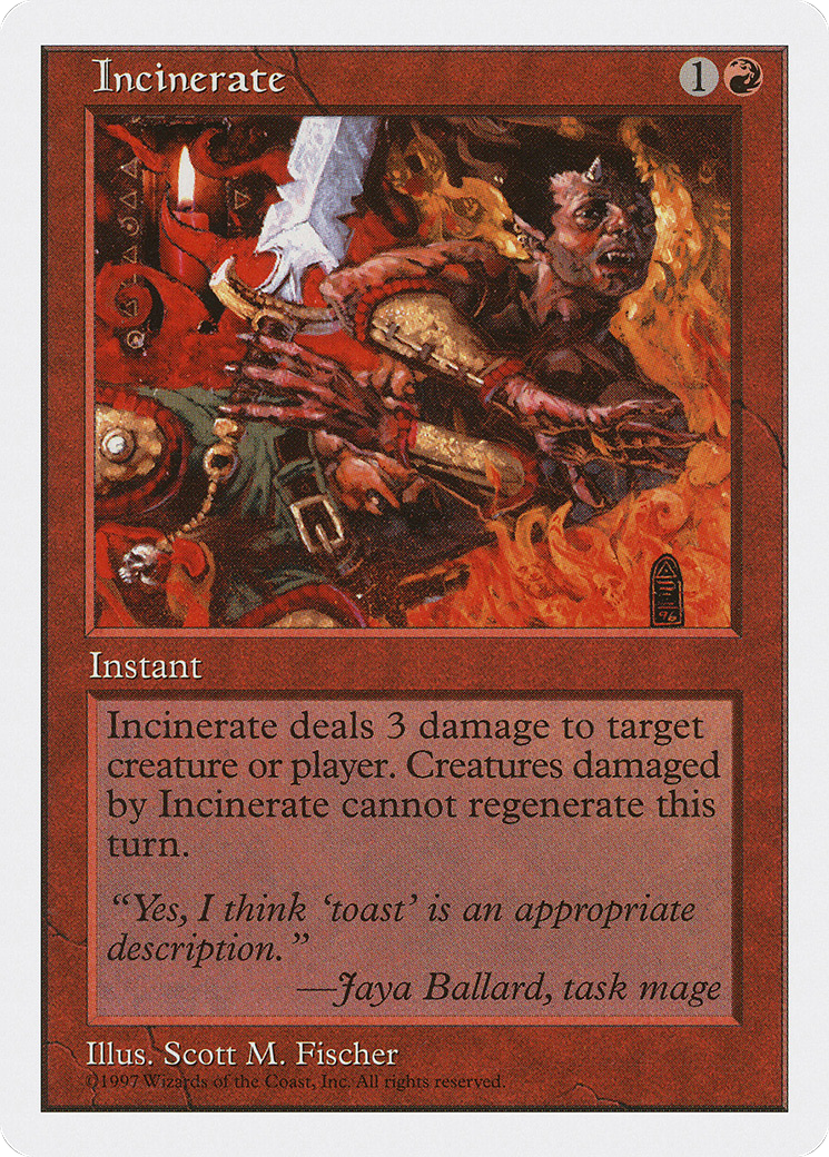 Incinerate [Fifth Edition]-1