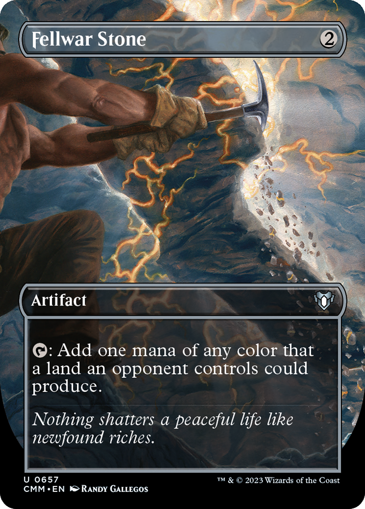 Fellwar Stone (Borderless Alternate Art) [Commander Masters]-1