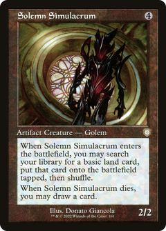 Solemn Simulacrum (Retro) [The Brothers' War Commander]-1