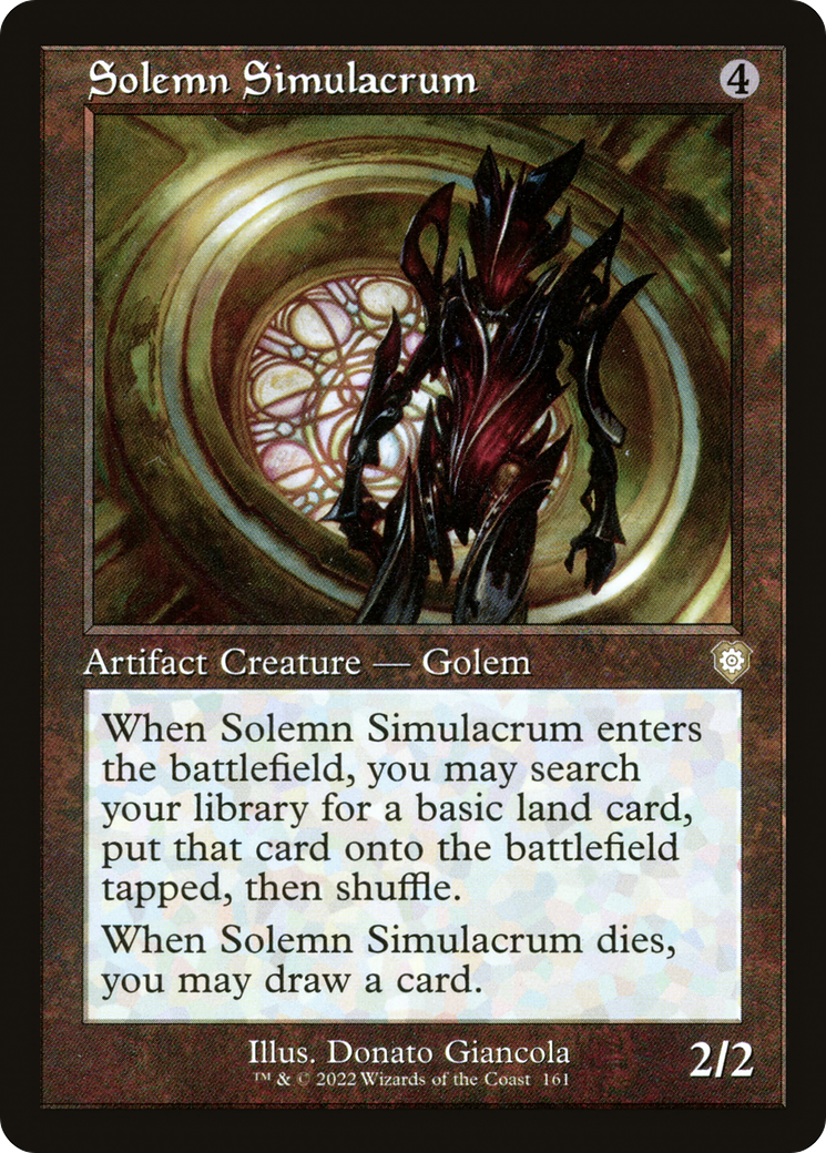 Solemn Simulacrum (Retro) [The Brothers' War Commander]-1