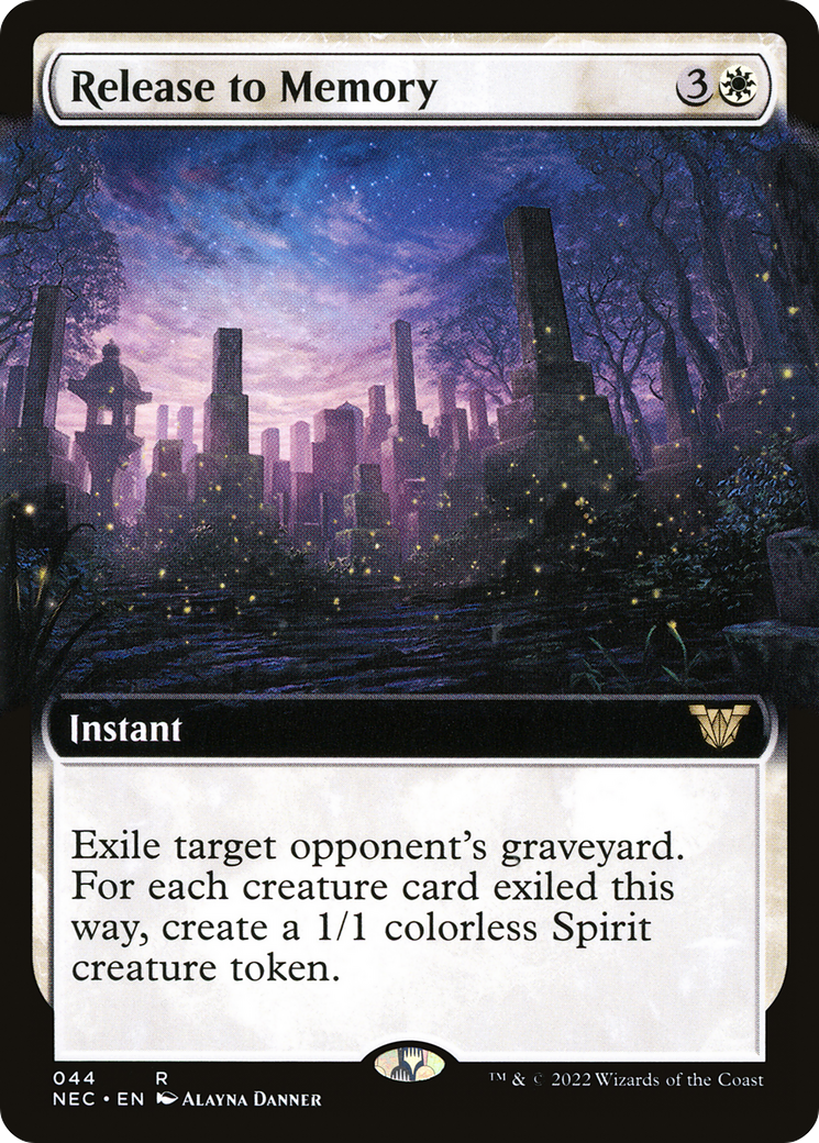 Release to Memory (Extended Art) [Kamigawa: Neon Dynasty Commander]-1