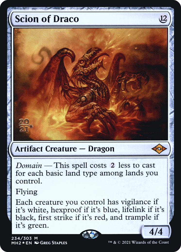 Scion of Draco [Modern Horizons 2 Prerelease Promos]-1