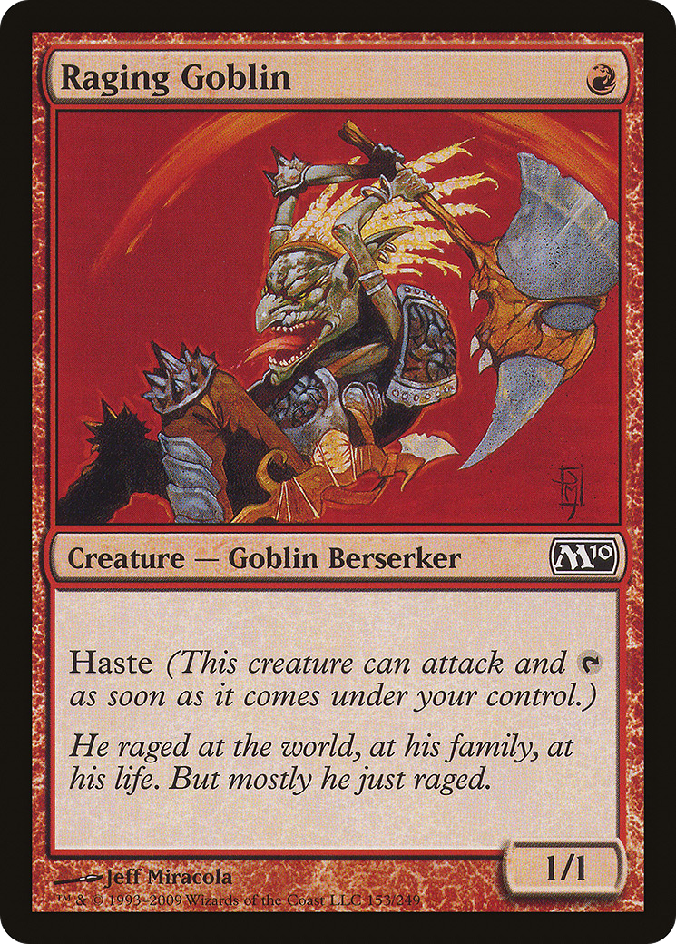 Raging Goblin [Magic 2010]-1