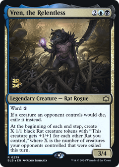 Vren, the Relentless (PRE-239) - Bloomburrow Promos Foil-1