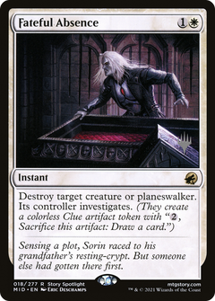 Fateful Absence (Promo Pack) [Innistrad: Midnight Hunt Promos]-1