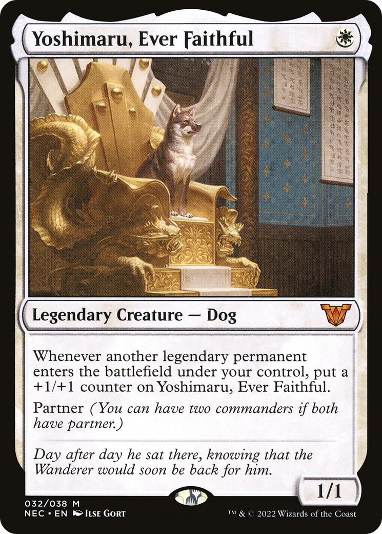 Yoshimaru, Ever Faithful (NEC-032) - Neon Dynasty Commander-1