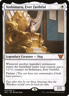 Yoshimaru, Ever Faithful (NEC-032) - Neon Dynasty Commander-1