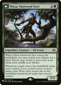 Nissa, Vastwood Seer // Nissa, Sage Animist [Secret Lair: From Cute to Brute]-3