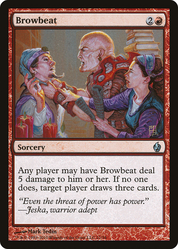 Browbeat [Premium Deck Series: Fire and Lightning]-1