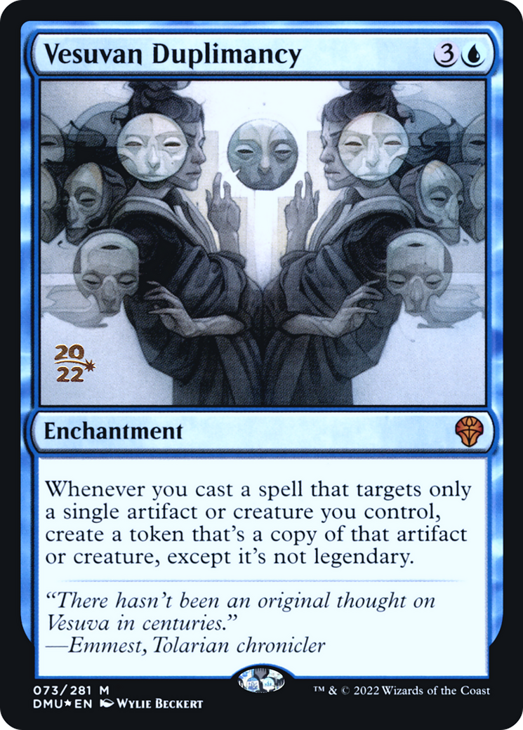 Vesuvan Duplimancy (PRE-073) - Dominaria United Promos Foil-1