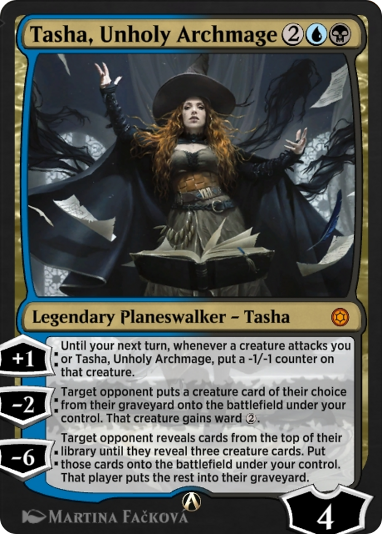 Tasha, Unholy Archmage (HBG-075) - Alchemy Horizons: Baldur's Gate-1