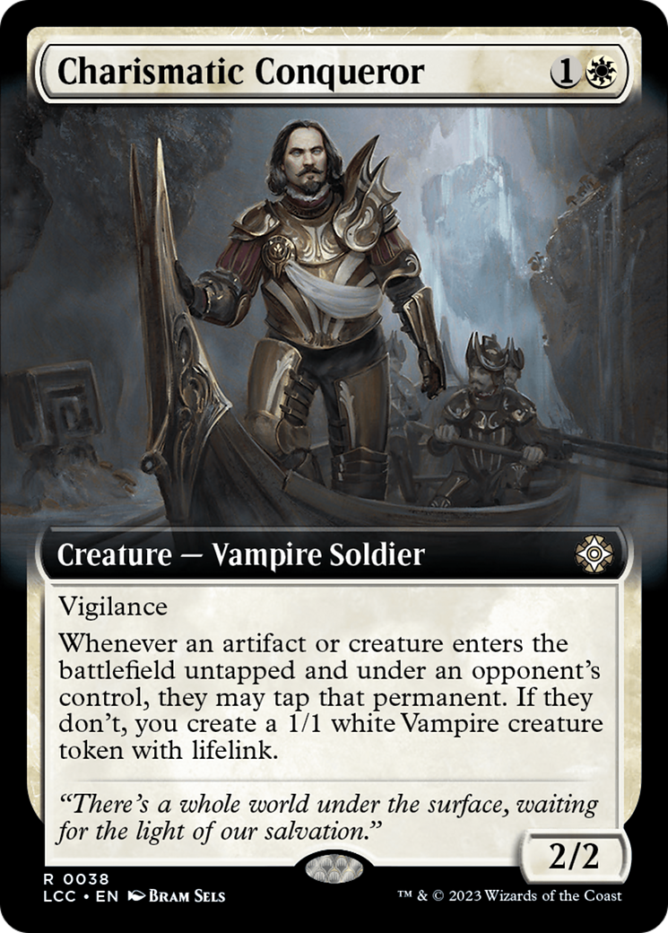 Charismatic Conqueror (Extended Art) [The Lost Caverns of Ixalan Commander]-1