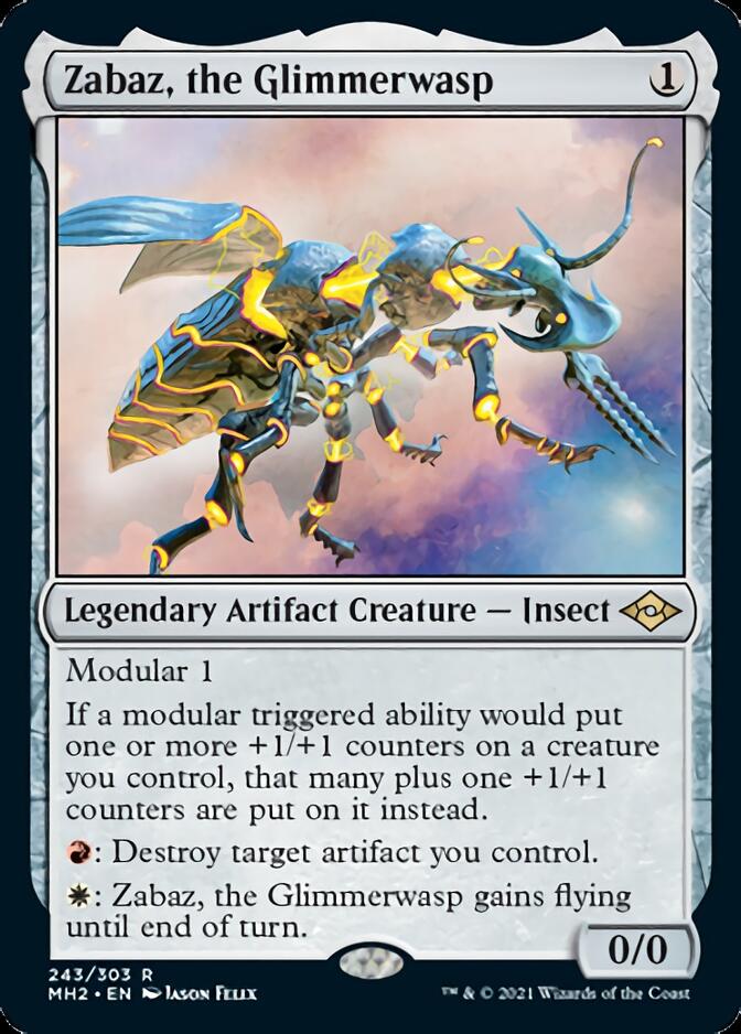 Zabaz, the Glimmerwasp [Modern Horizons 2]-2