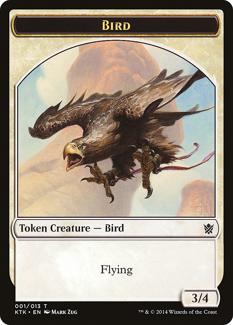 Bird Token [Khans of Tarkir Tokens]-1