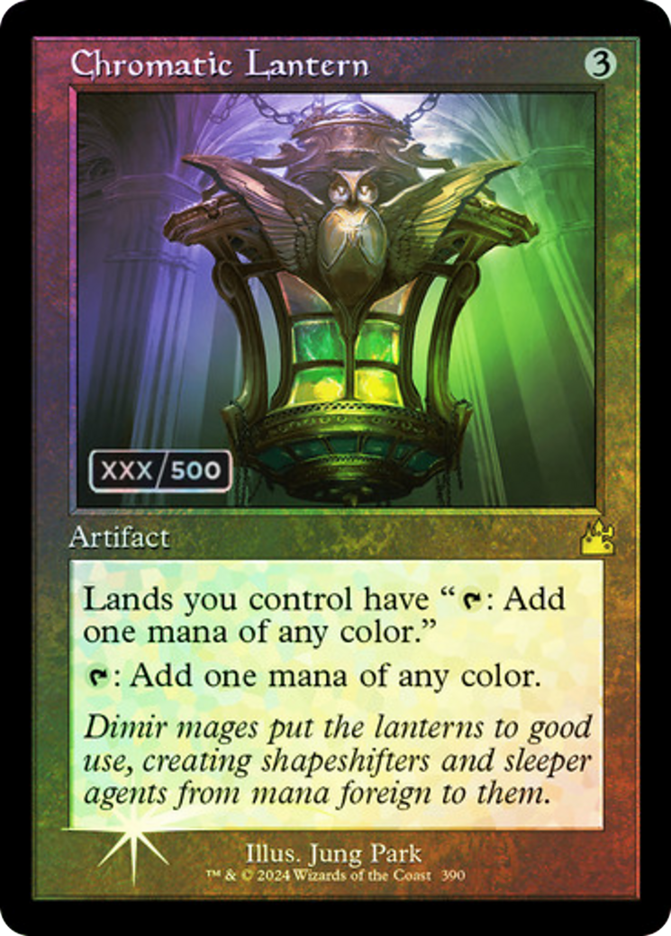 Chromatic Lantern (Retro) (Serialized) [Ravnica Remastered]-1
