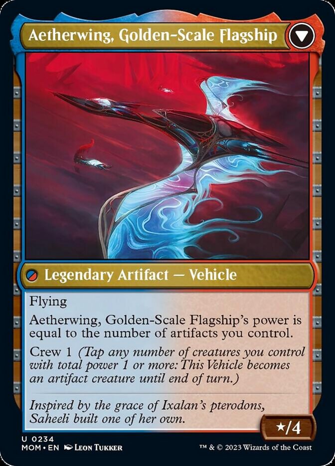 Invasion of Kaladesh // Aetherwing, Golden-Scale Flagship [March of the Machine]-2