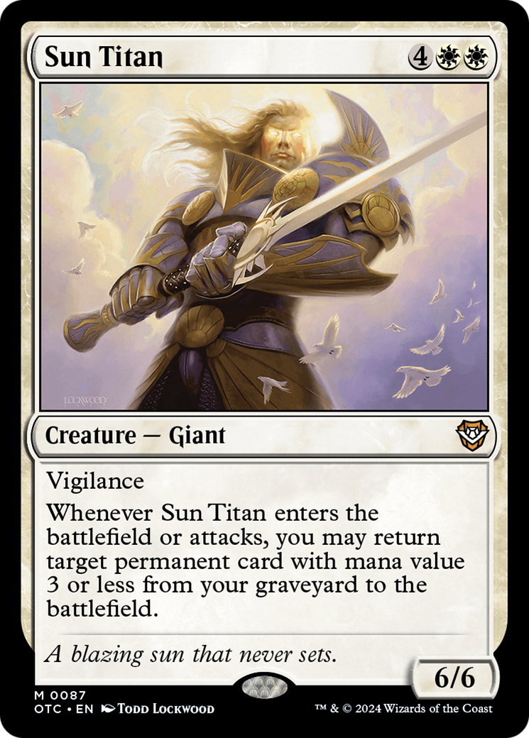 Sun Titan [Outlaws of Thunder Junction Commander]-1