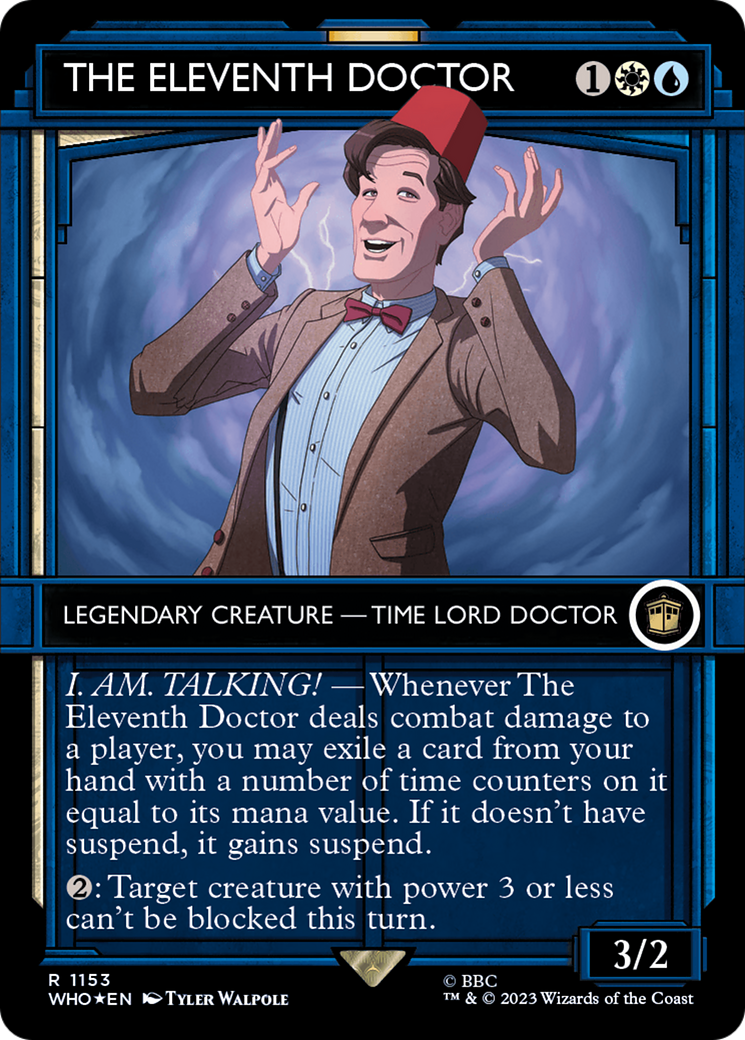 The Eleventh Doctor (Showcase) (Surge Foil) [Doctor Who]-1