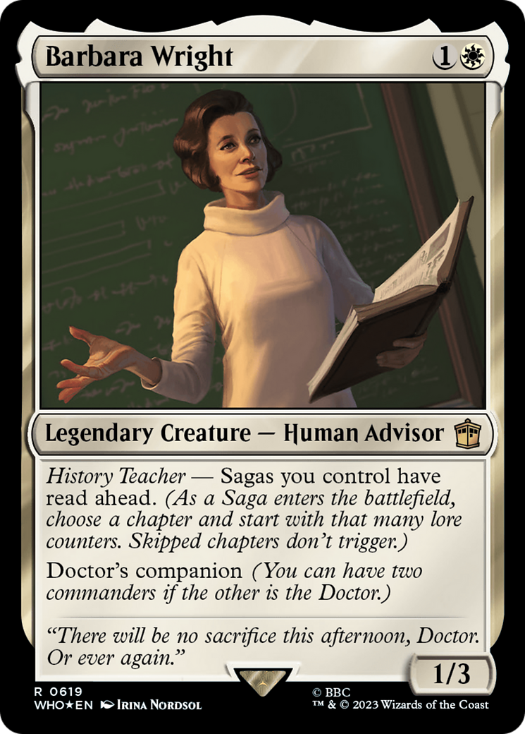 Barbara Wright (Surge Foil) [Doctor Who]-1