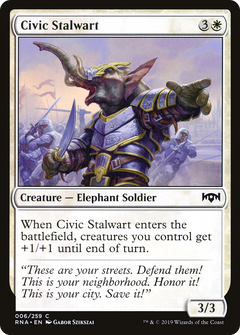 Civic Stalwart [Ravnica Allegiance]-1