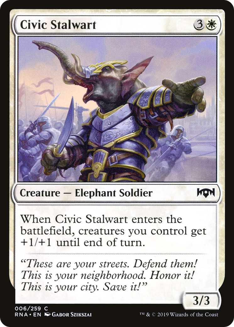 Civic Stalwart [Ravnica Allegiance]-1