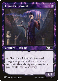 Liliana's Steward (Showcase) [Core Set 2021]-1