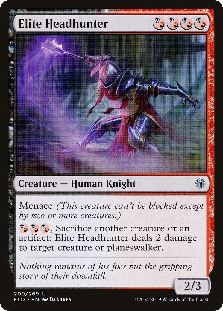 Elite Headhunter [Throne of Eldraine]-1