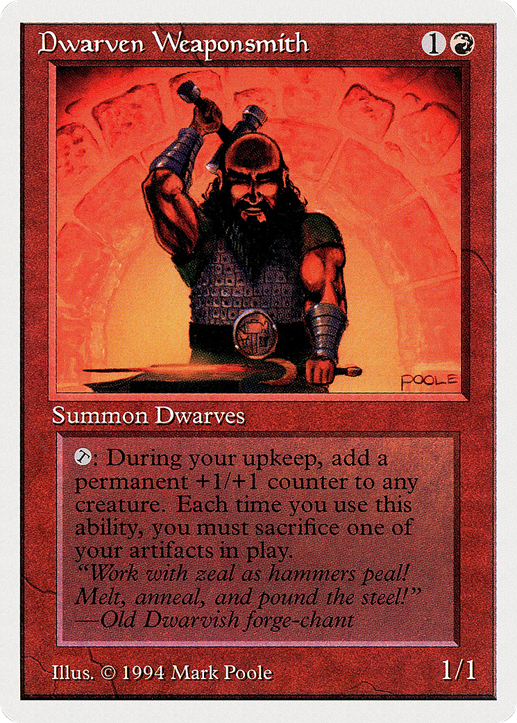 Dwarven Weaponsmith [Summer Magic / Edgar]-1