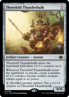 Threefold Thunderhulk (Promo Pack) [The Lost Caverns of Ixalan Promos]-1