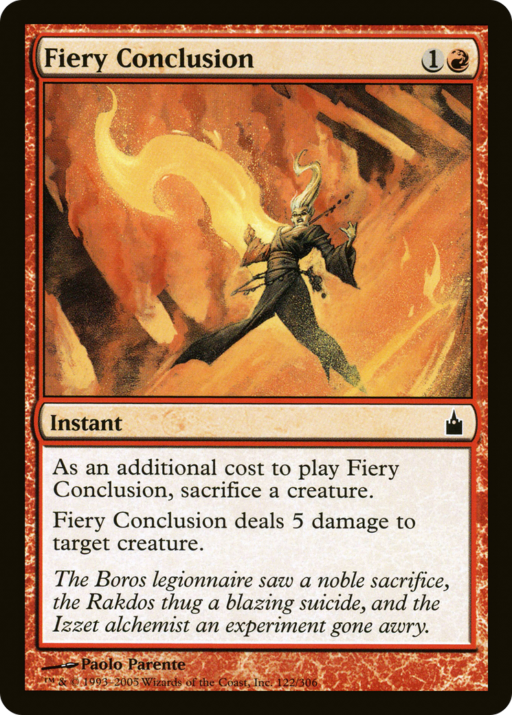 Fiery Conclusion [Ravnica: City of Guilds]-1