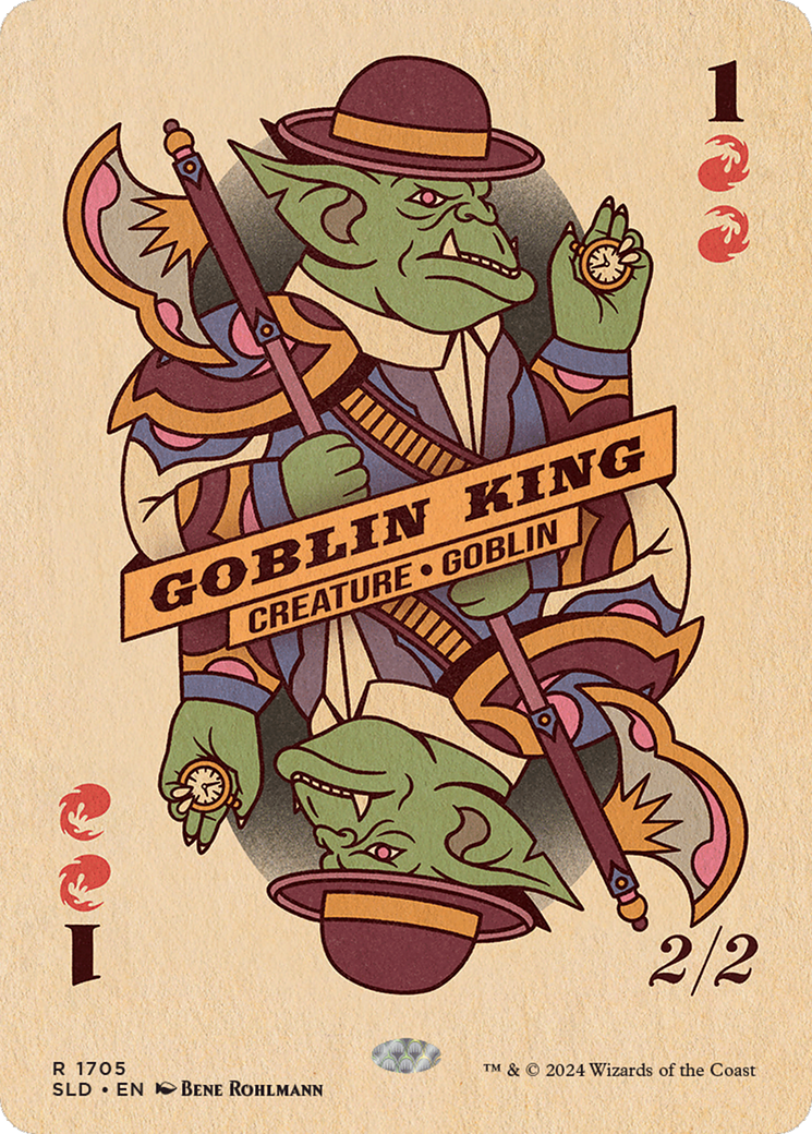 Goblin King (1705) (SLD-1705) - Secret Lair Drop (Borderless) Foil-1