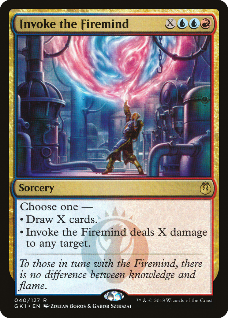 Invoke the Firemind [Guilds of Ravnica Guild Kit]-1