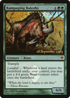 Rampaging Baloths [Zendikar Prerelease Promos]-1