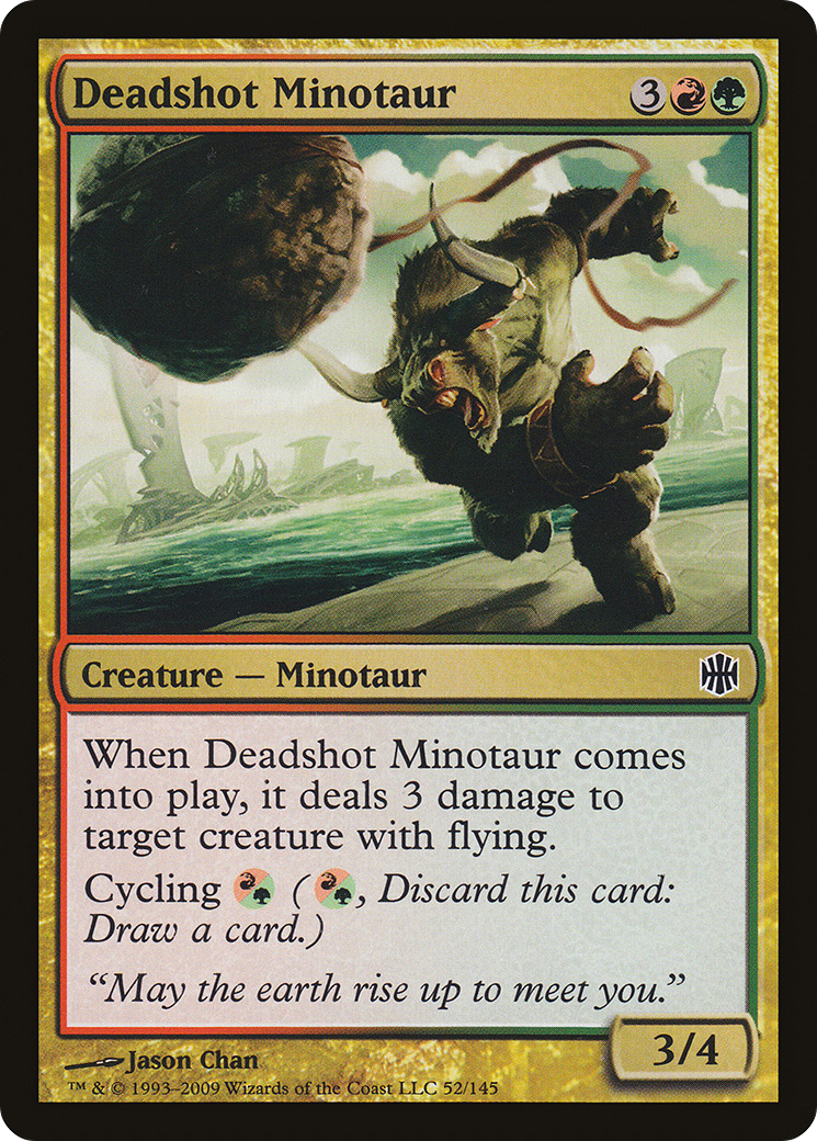 Deadshot Minotaur [Alara Reborn]-1