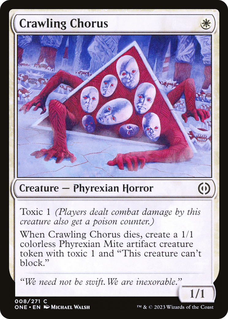 Crawling Chorus [Phyrexia: All Will Be One]-1