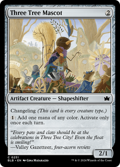Three Tree Mascot (BLB-251) - Bloomburrow Foil-1