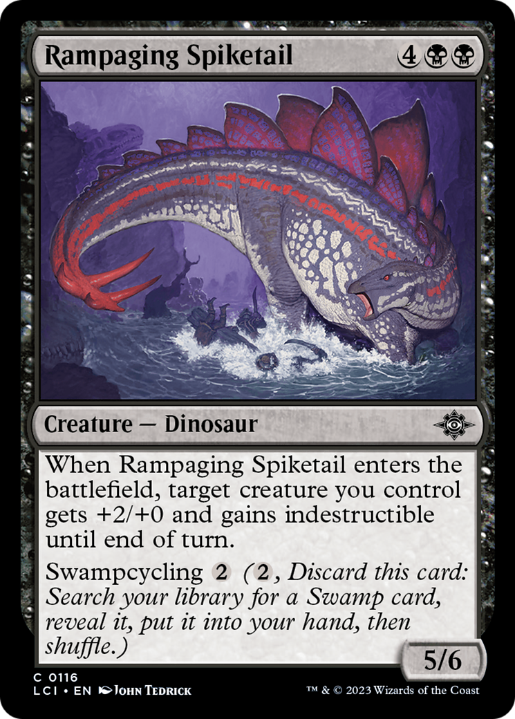Rampaging Spiketail [The Lost Caverns of Ixalan]-1