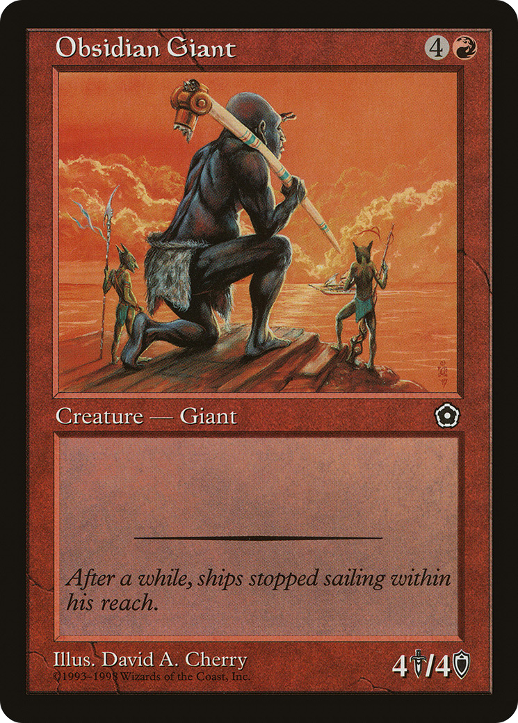 Obsidian Giant [Portal Second Age]-1