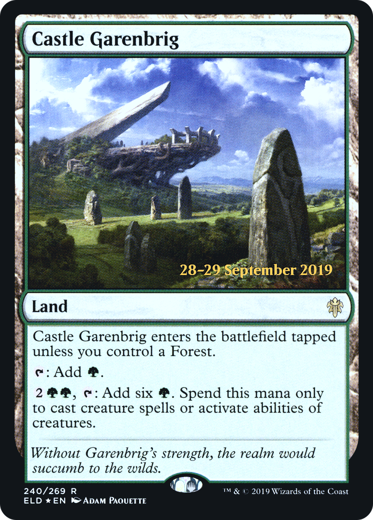 Castle Garenbrig [Throne of Eldraine Prerelease Promos]-1
