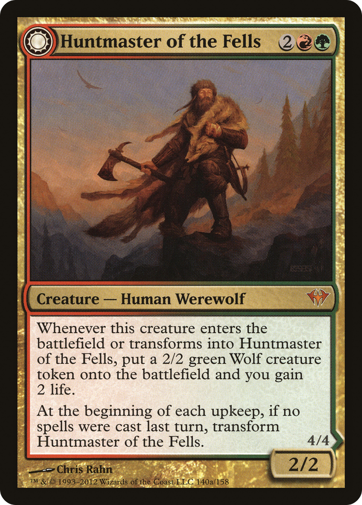 Huntmaster of the Fells // Ravager of the Fells [Dark Ascension]-3