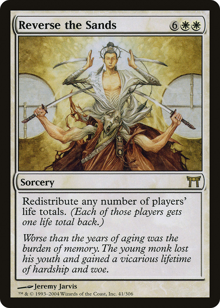 Reverse the Sands [Champions of Kamigawa]-1